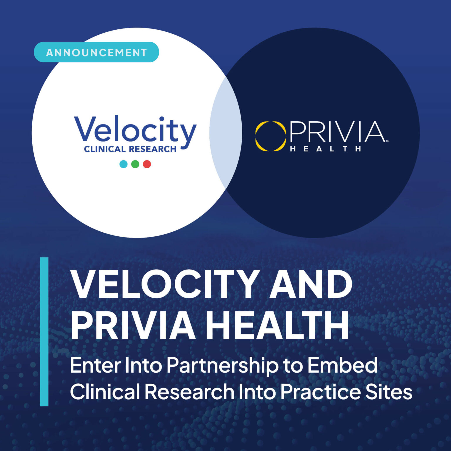 Velocity And Privia Health Enter Partnership To Embed Clinical Research Into Practice Sites 