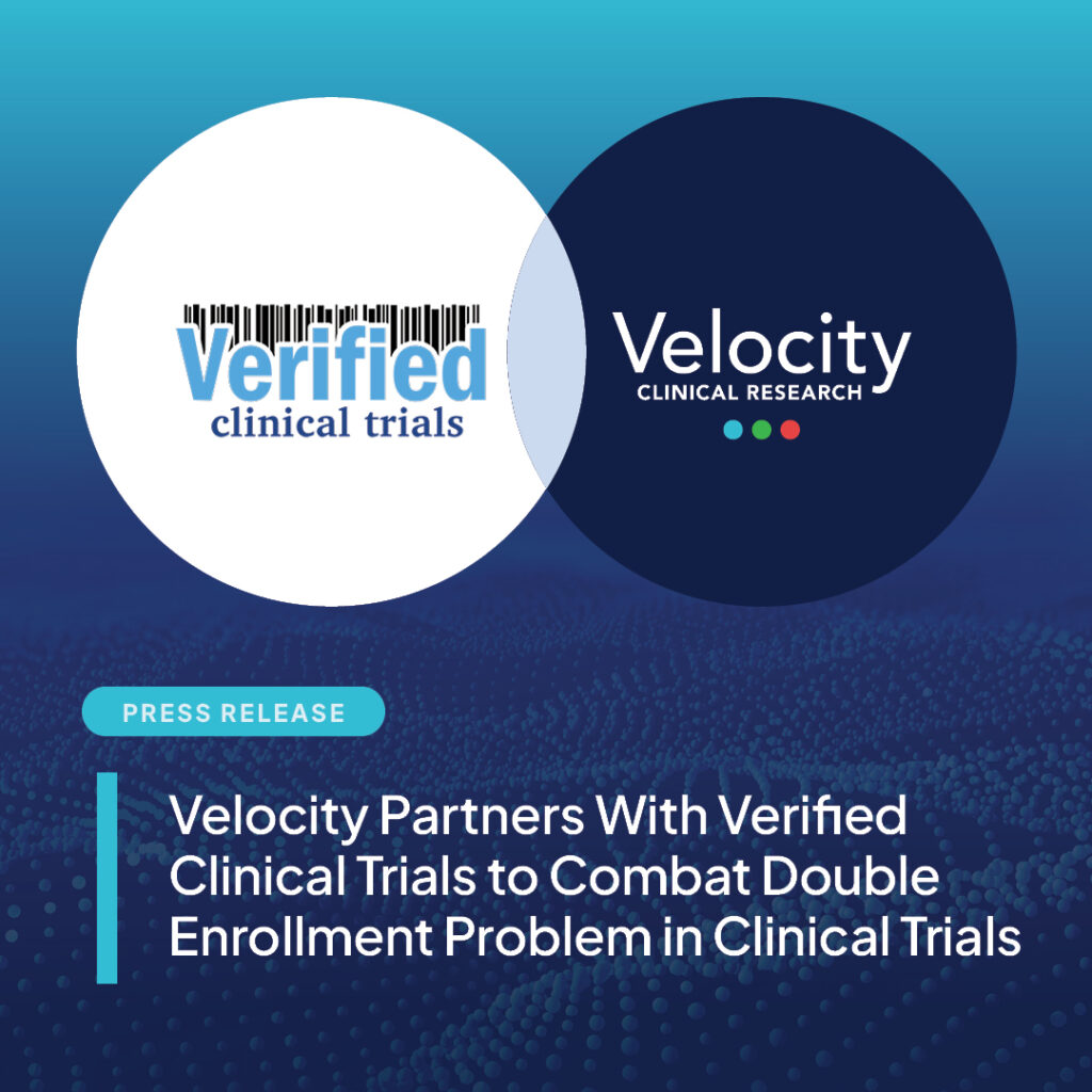 Velocity Partners With Verified Clinical Trials to Combat Double Enrollment Problem in Clinical Trials